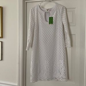 White lace Lilly Pulitzer dress